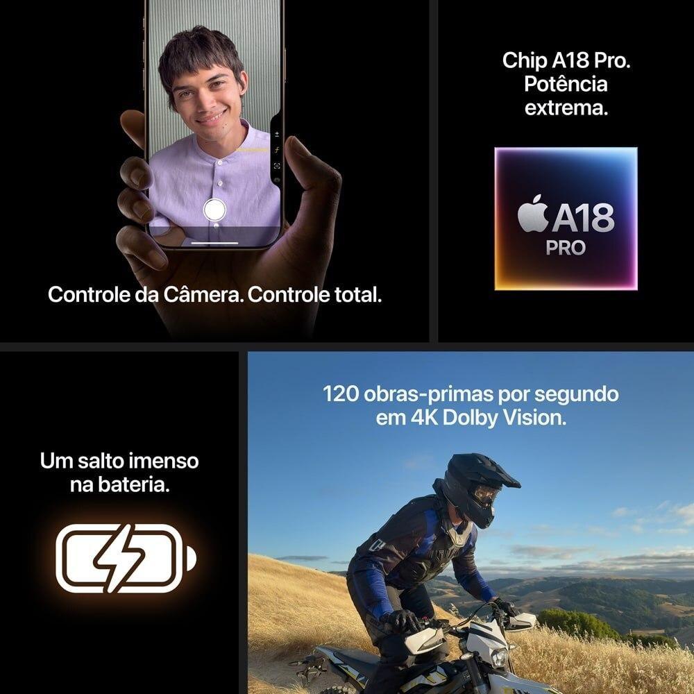 Apple iPhone 16 Pro Max 256GB Titânio Deserto