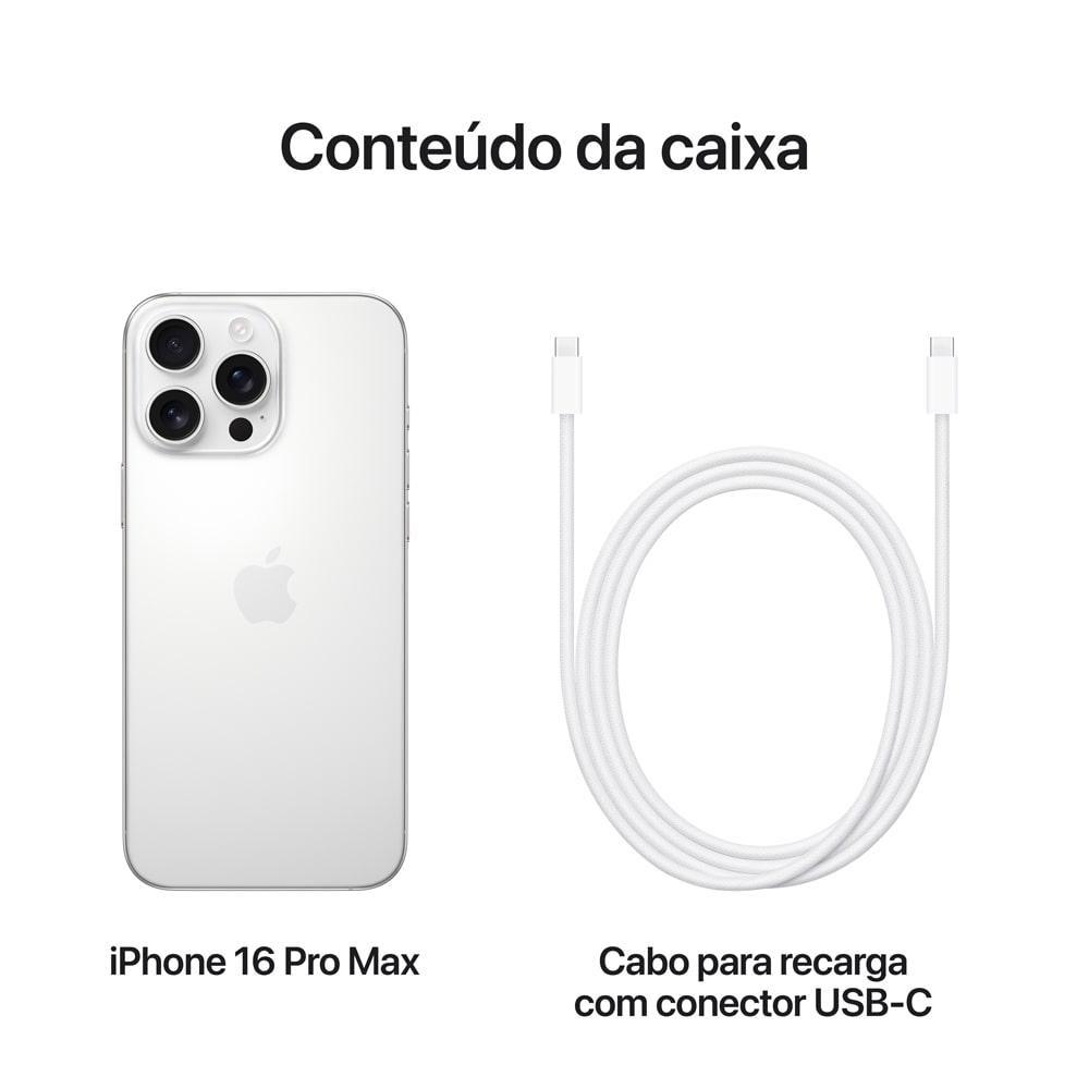 Apple iPhone 16 Pro Max 512GB Titânio branco