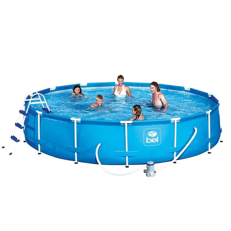 Piscina de Armação pvc Poliéster 13.000L 457m x 91cm Com Filtro 110V + Kit Acessório 510300 Bel