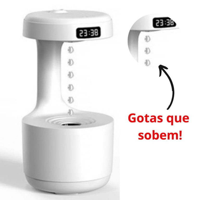Decoração para casa Umidificador gota Anti-Gravidade quarto e sala para decorar seu lar