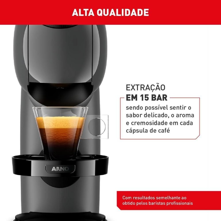Cafeteira Arno Dolce Gusto Genio S Basic Grafite DGS5