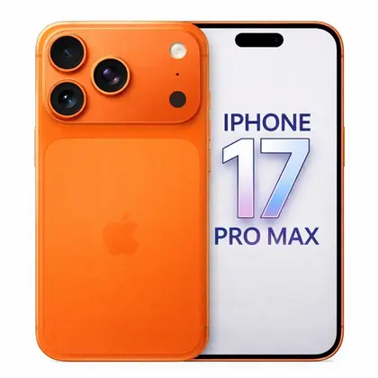 Smartphone celular Apple.iPhone.17.Pro.Max 256GB, 5G, Tela Super Retina XDR, Câmera avançada, Face ID, Dual eSIM, Bateria de longa duração, Laranja