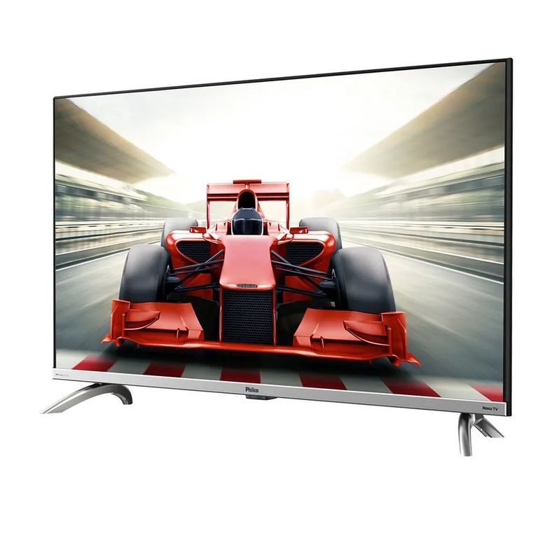 Smart TV LED 32" Philco PTV32G7 Roku TV Dolby Audio 2 HDMI 1 USB - Prata