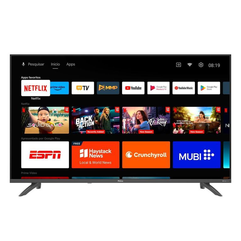 Smart TV 43" Philco Android TV Full HD Borda Infinita