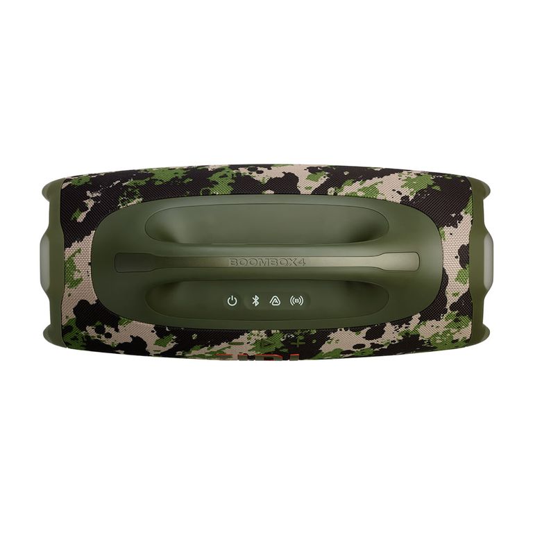 Caixa de Som Bluetooth JBL Boombox 4 Camuflada Até 34h de Reprodução, IP68 À prova d’Água e Resistente a Poeira, 210W