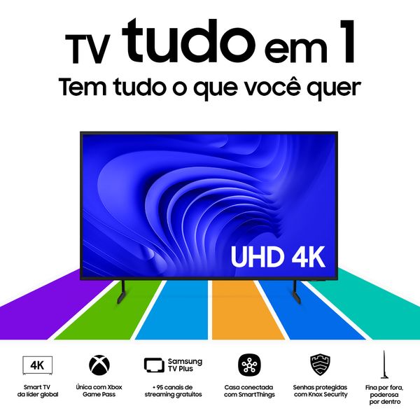 Smart TV 60” 4K UHD LED Samsung 60DU7700