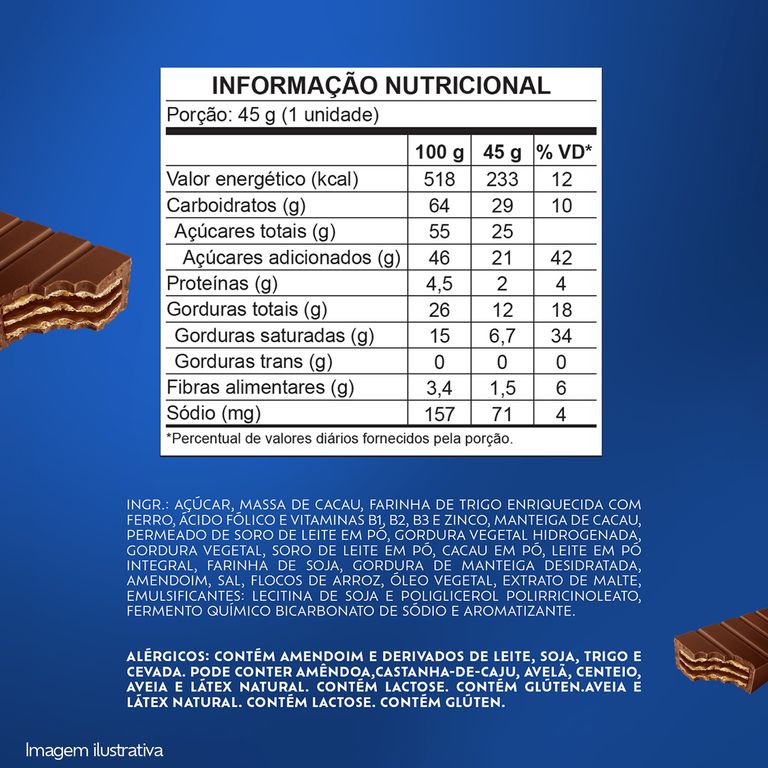 Bis Xtra ao Leite Lacta 45g
