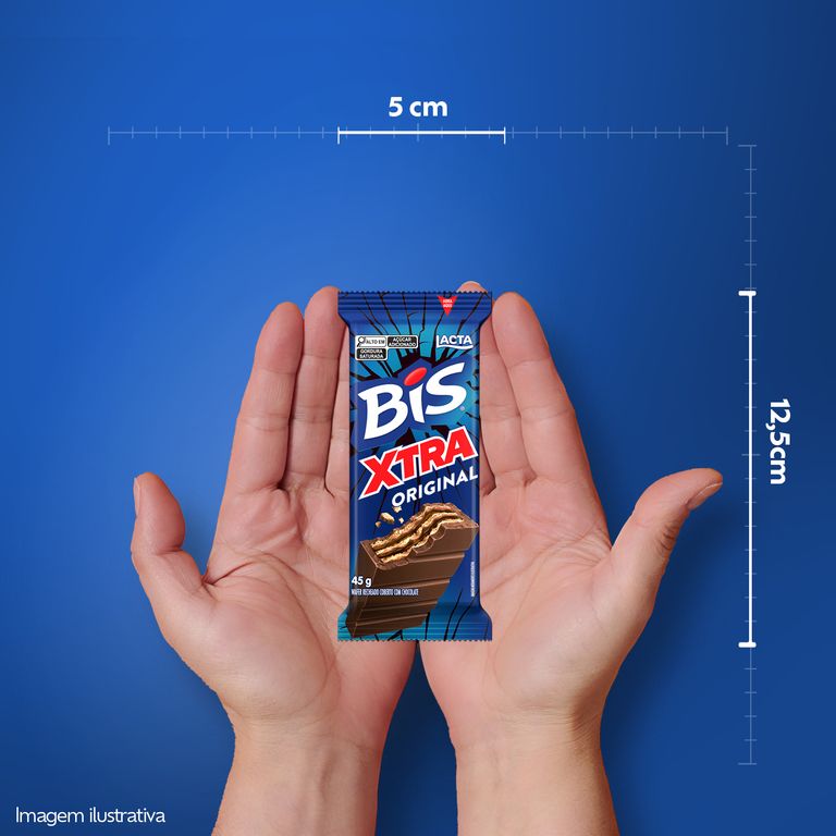 Bis Xtra ao Leite Lacta 45g